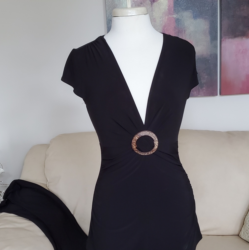 B Moss Twist Front Pant Suit